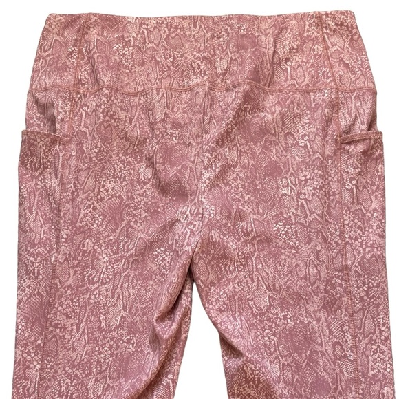 Chico’s Zenergy Fabulously Slimming Python Pocket Leggings Women’s Sz 3 (XL-16) - Picture 6 of 10